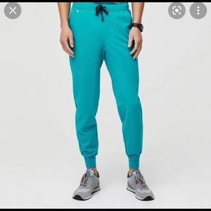FIGS Teal Highwaisted Joggers